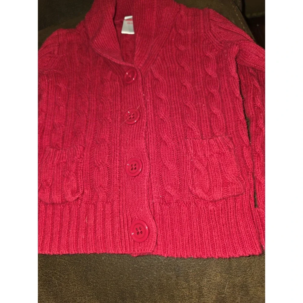 Gymboree alpine sweetie lot of 2 sweaters white red size 3 4